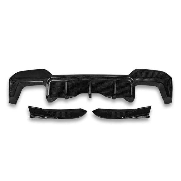 SQ Style Carbon Fiber Rear Diffuser - BMW F97 X3M LCI