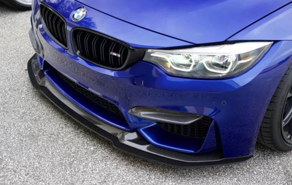 BMW F80 M3 F82 M4 Carbon Fiber V2 Style Front Upper Splitter