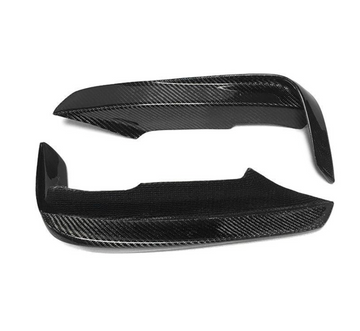 BMW F30 3 series Carbon Fiber MAD Front Upper Splitters - 0