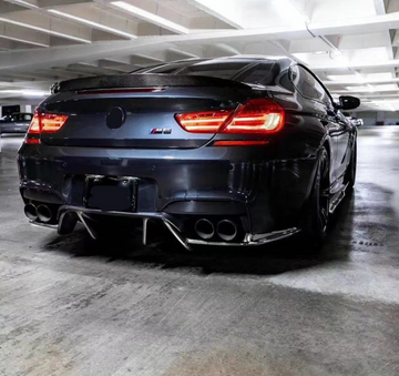 BMW F06 F12 F13 M6 Carbon Fiber FD Style Diffuser - 0