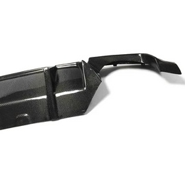 BMW F10 5 Series Carbon Fiber V Style Diffuser - 0