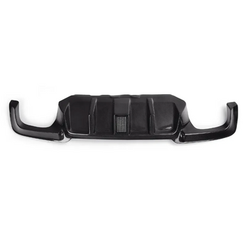 BMW F10 5 Series Carbon Fiber V Style Diffuser With LED Brake Light