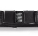 BMW F10 5 Series Carbon Fiber V Style Diffuser With LED Brake Light-5