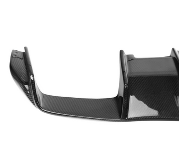 BMW F87 M2 Carbon Fiber M Performance Diffuser with LED Brake Light - 0