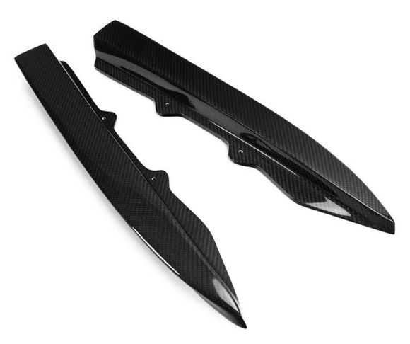 BMW F30 3 series Carbon Fiber V Style Rear Canard Splitters
