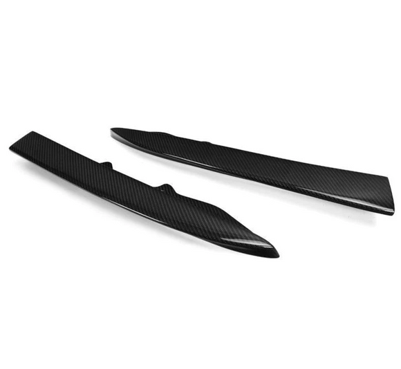 BMW F30 3 series Carbon Fiber V Style Rear Canard Splitters