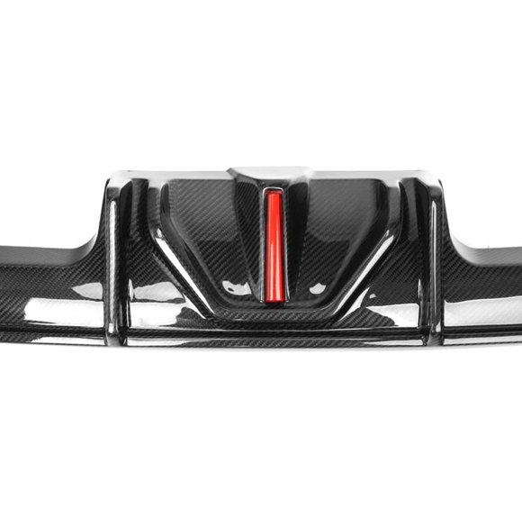 BMW G8X M3 M4 Carbon Fiber AK Style Diffuser with Brake Light