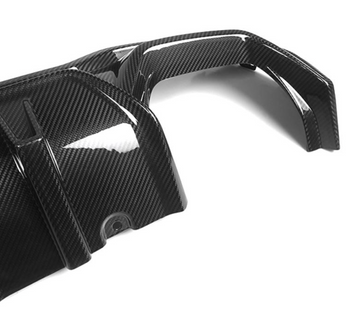 BMW G22 4 Series Carbon Fiber SQ Style Diffuser - 0