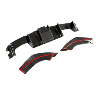 Signature Carbon Fiber Rear Diffuser w/ LED Light - BMW F87 M2