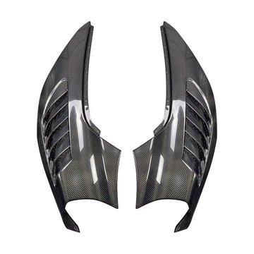 V Style Carbon Fiber Front Side Fenders - McLaren 720S