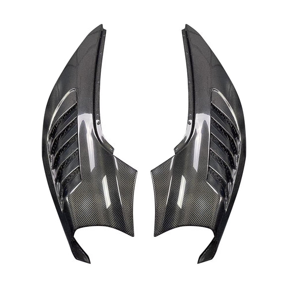 V Style Carbon Fiber Front Side Fenders - McLaren 720S