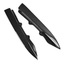 V Style Carbon Fiber Rear Canard Splitters - BMW F30 3 Series