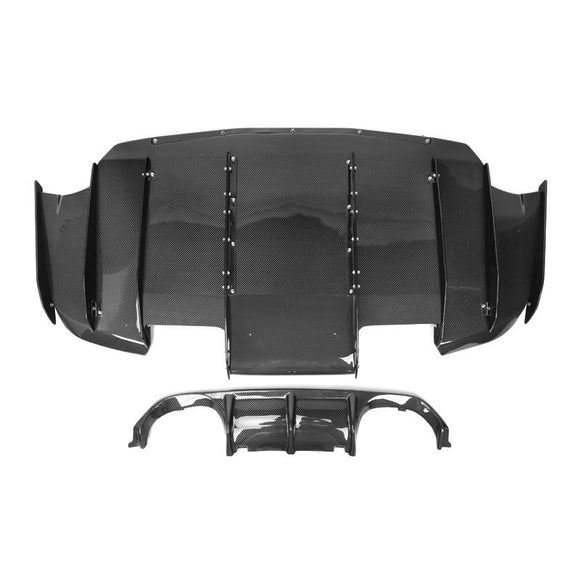 F 82 Rear Diffuser Full Length VRS Style Carbon Fiber Rear Diffuser - BMW F80 M3 & F82 / F83 M4 ...