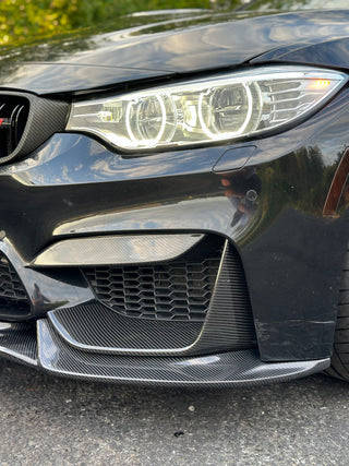 F8X M Performance Style Carbon Front Lower Splitters