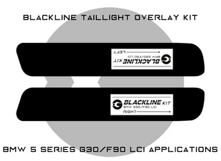 Blackline Taillight Overlay Kit - F90/G30 LCI