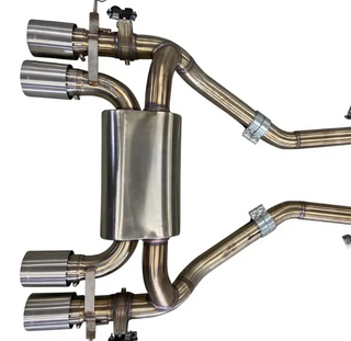 S58 Axle-Back Exhaust With Stainless Brushed Tips