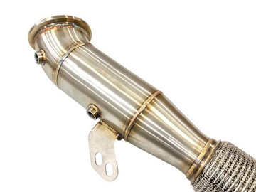 MAD B58 4.5" Catted Downpipe W/ Bracket BMW F, G Chassis & Supra - 0