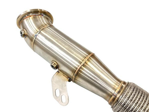 MAD B58 4.5" Catted Downpipe W/ Bracket BMW F, G Chassis & Supra